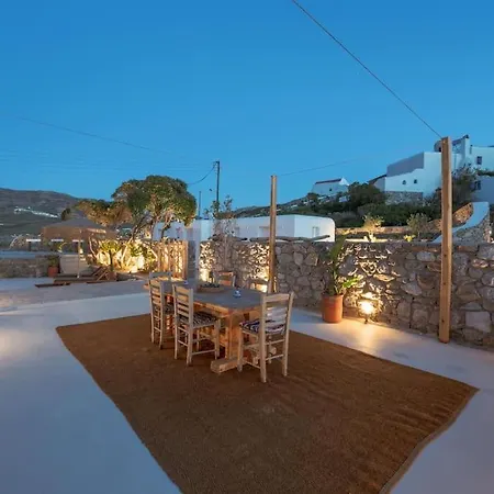 Villa Palm Luxury Maisonette With Private Outdoor Jaccuzi Ftelia (Mykonos)