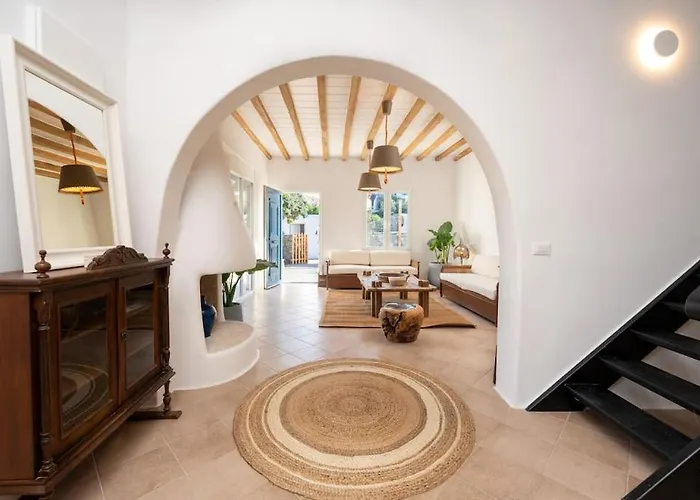 Villa Palm Luxury Maisonette With Private Outdoor Jaccuzi Ftelia (Mykonos)